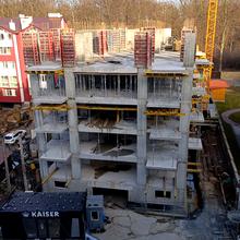 Ход строительства ЖК Kaiser Forest Lviv, 1-2 секции, декабрь 2025