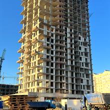 Ход строительства ЖК TWINS, 1 дом, декабрь 2025