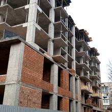 Ход строительства ЖК Дом на Грушевского, 1 секция, декабрь 2025