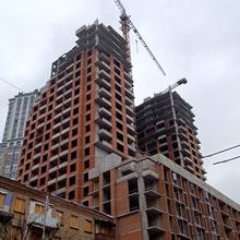 Ход строительства ЖК CRYSTAL RESIDENCE, 1 дом, декабрь 2025