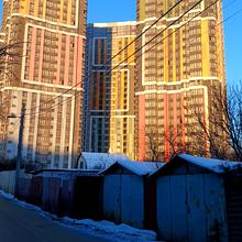 Ход строительства ЖК Абрикосовый, 1-3 дома, январь 2026