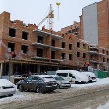 Ход строительства ул. Степана Бандеры, 80, 4-5 секции, январь 2026