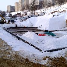 Ход строительства ЖК на Лисеницкой, 1 дом (секции 7-8), январь 2026