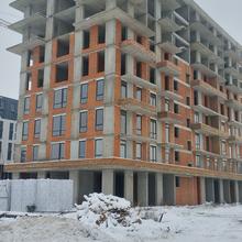 Хід будівництва ЖК КОРОНА, 1 будинок (секція 5), січень 2026