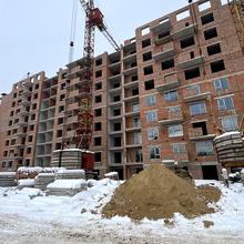 Ход строительства ЖК СКАНДИНАВИЯ, 1 дом (секции 8-10), январь 2026