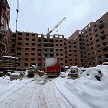 Ход строительства ЖК СКАНДИНАВИЯ, 1 дом (секции 5-7), январь 2026