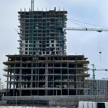 Ход строительства ЖК TWINS, 2 дом, январь 2026