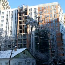 Хід будівництва ЖК Chalet, 1-2 секції, січень 2026