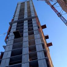 Ход строительства ЖК SALUT!, 2 дом (секция 1), январь 2026