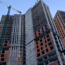 Ход строительства ЖК SALUT!, 2 дом (секция 1), январь 2026