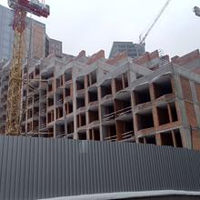 Ход строительства ЖК Fjord, 1-4 секции, январь 2026