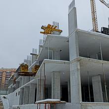 Хід будівництва ЖК Спортивний, 1 будинок, січень 2026