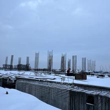 Хід будівництва ЖК Озерні Вежі, 1 будинок, січень 2026