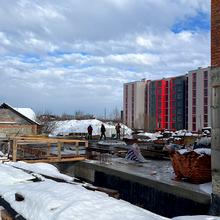 Хід будівництва ЖК Святих Ольги та Єлизавети, 1 будинок (секція 1), січень 2026