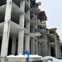 Хід будівництва ЖК Novatsia, 1-5 секції, січень 2026