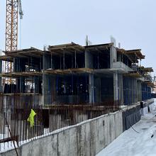 Ход строительства ЖК Wings, 1 дом, январь 2026