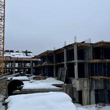 Ход строительства ЖК Wings, 1-2 дома, январь 2026
