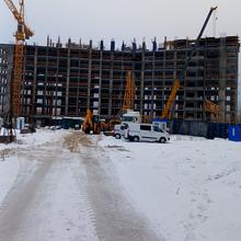 Ход строительства ЖК H2O, 12 дом, январь 2026