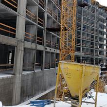 Ход строительства ЖК H2O, 12 дом, январь 2026