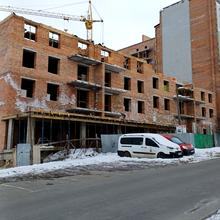 Ход строительства ул. Степана Бандеры, 80, 4-5 секции, февраль 2026