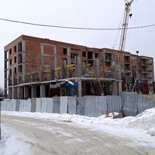 Ход строительства ЖК Этно Дом, 3 дом (секция 1), февраль 2026