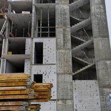 Ход строительства МФК Shevchenka 58a, 1 дом, февраль 2026