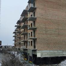 Хід будівництва ЖК Мирний, 1 будинок (секції 1-2), лютий 2026