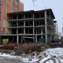 Ход строительства ЖК Приморские Сады, 8 дом (секция 14), февраль 2026