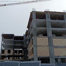 Ход строительства ЖК Дружній Дім, 1 секция, февраль 2026