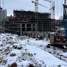 Ход строительства ЖК City, 2 дом (секции 10-11), февраль 2026