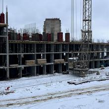 Ход строительства ЖК City, 2 дом (секции 11-12), февраль 2026