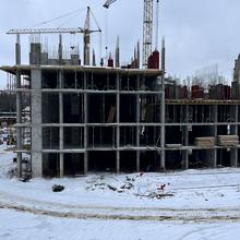 Ход строительства ЖК City, 2 дом (секции 11-12), февраль 2026