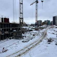 Ход строительства ЖК City, 2 дом (секции 9-10), февраль 2026