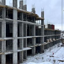 Ход строительства ЖК City, 2 дом (секции 11-12), февраль 2026