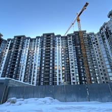 Ход строительства ЖК Гранд Бурже, 5 дом (секции 6-8), февраль 2026