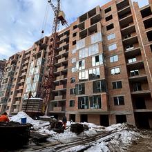 Ход строительства ЖК СКАНДИНАВИЯ, 1 дом (секции 1-4), февраль 2026