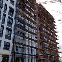 Хід будівництва вул. Довга/ вул. Січинського, 3 будинок, лютий 2026