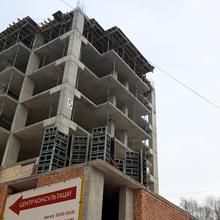 Хід будівництва ЖК Дім на Грушевського, 1 секція, лютий 2026