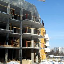 Ход строительства ЖК Gravity Park, дома 011.01-011.02, февраль 2026