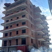 Хід будівництва ЖК Святих Ольги та Єлизавети, 1 будинок (секція 7), лютий 2026