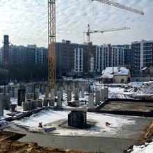 Хід будівництва вул. Івасюка, Будинок, лютий 2026