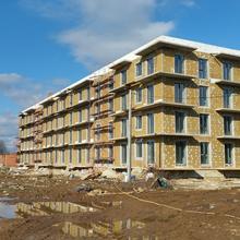 Хід будівництва ЖК Озерний край, 8 будинок, лютий 2026