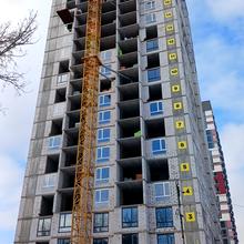 Ход строительства ЖК Синергия Киев, 1 дом, февраль 2026