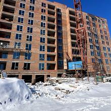 Ход строительства ЖК Семейный COMFORT 2, 1 дом (секция 1.1), февраль 2026