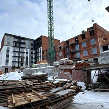 Хід будівництва ЖК Burgundia 3, 5 будинок, лютий 2026