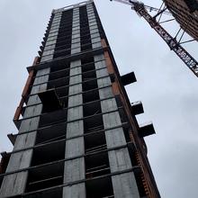 Ход строительства ЖК SALUT!, 2 дом (секция 1), февраль 2026