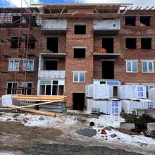 Хід будівництва ЖК Озерний, 1 будинок (секції 1, 2), лютий 2026