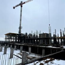 Хід будівництва ЖК Озерні Вежі, 1 будинок, лютий 2026