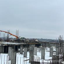 Хід будівництва ЖК Озерні Вежі, 1 будинок, лютий 2026