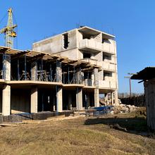 Хід будівництва ЖК Меридіан, 1 будинок (секції 4-5), лютий 2026